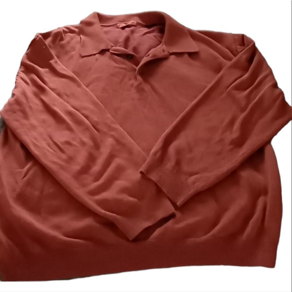Dark orange XL men's sweater